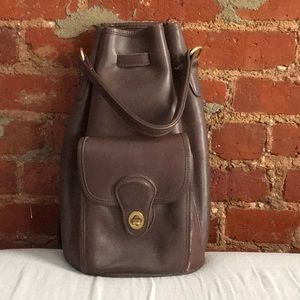 Coach vintage brown backpack